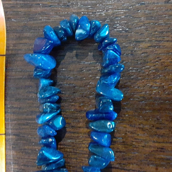 Lapis Lazuli Chip Necklace - Picture 4 of 5